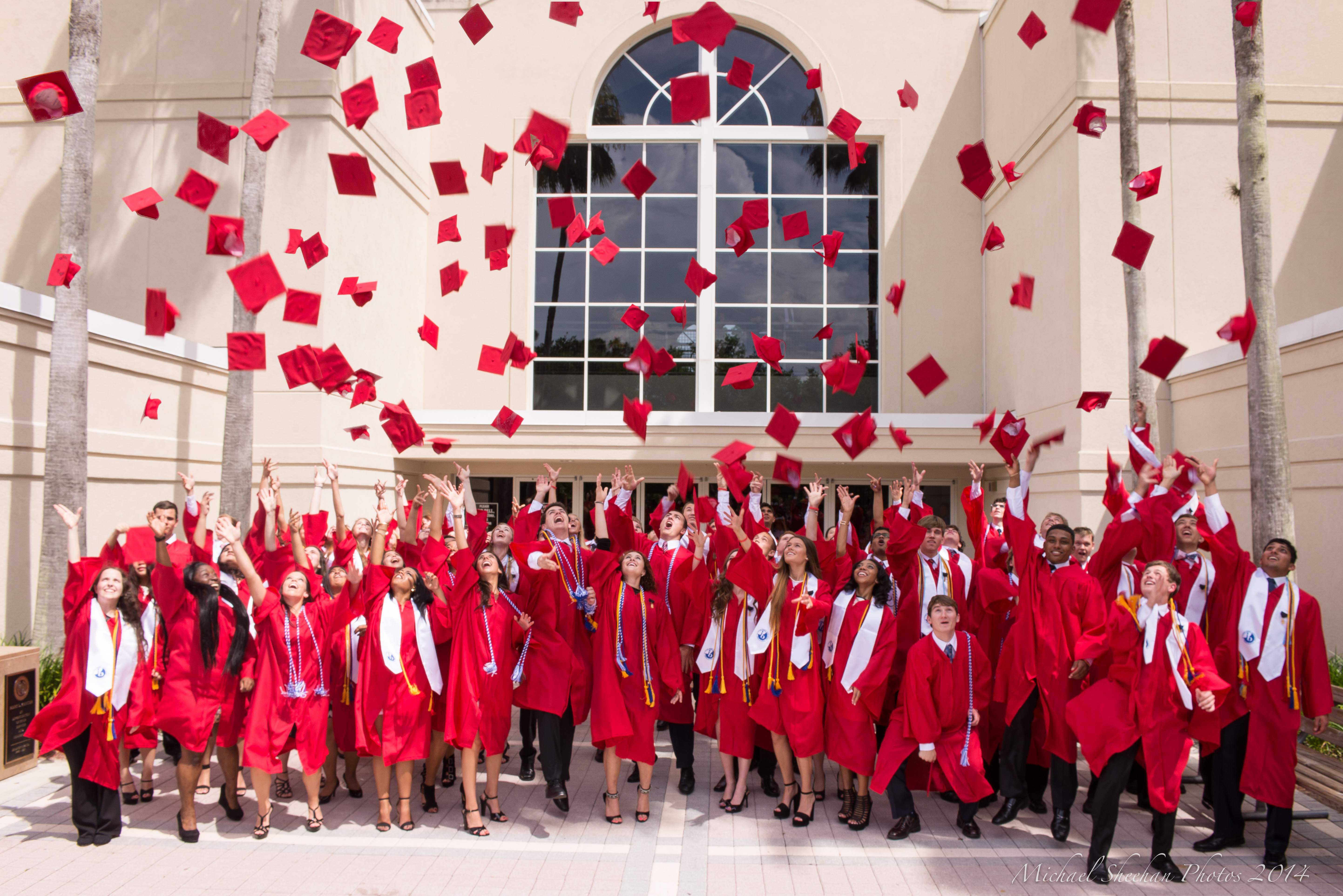 Carrollwood High School Graduation Cap Throw | Michael Sheehan Photos